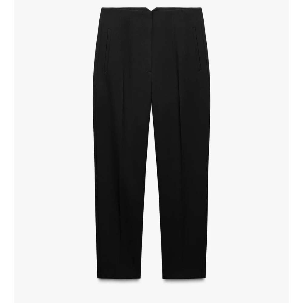 Zara Black Cropped Women's Pants - Picture 3 of 6
